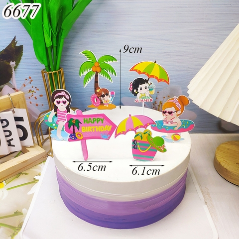 SCG-Set cắm bé gái biển HD.