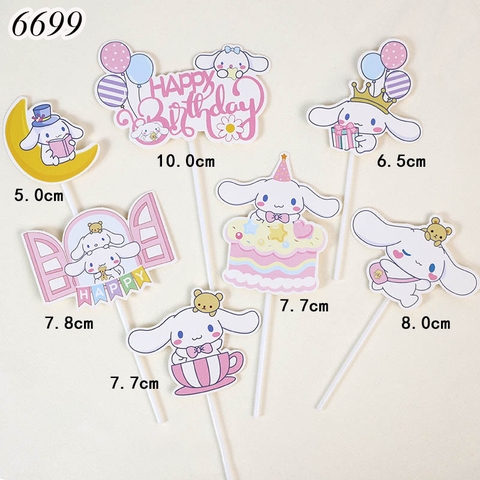 SCG - 5 Set cắm chó trắng cinnamoroll TQ