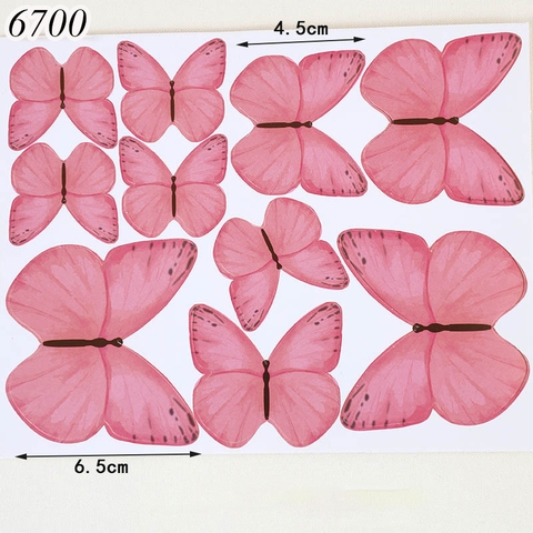 10 bướm giấy hồng TQ