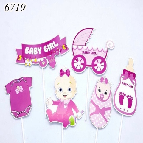 SALE Set cắm em bé bình sữa hồng TP