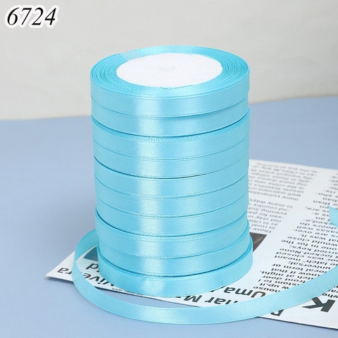 Cuộn 22m Ruybang trơn khổ 1cm Xanh Dương nhạt