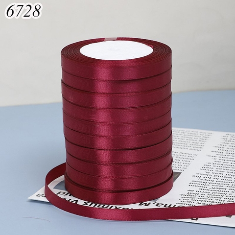 Cuộn 22m Ruybang trơn khổ 1cm Đỏ Đô