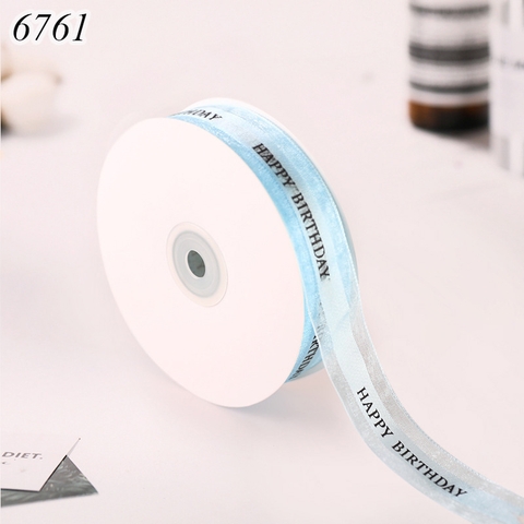 Cuộn 45m Ruybang ren HPBD Xanh Dương Nhạt 2.5cm