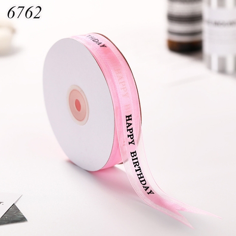 Cuộn 45m Ruybang ren HPBD Hồng 2.5cm