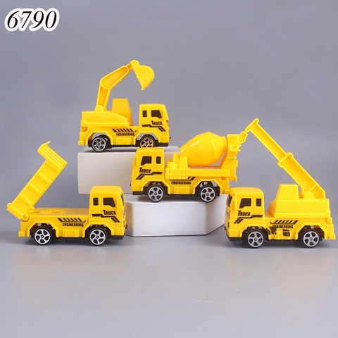 Bộ 4 xe công trình vàng TT