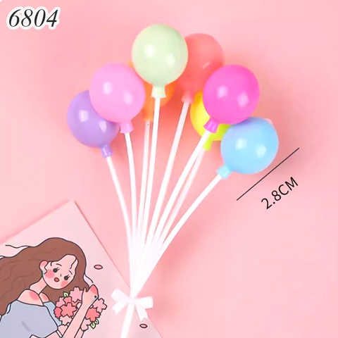 Que Cắm Chùm 8 Bóng Bay.