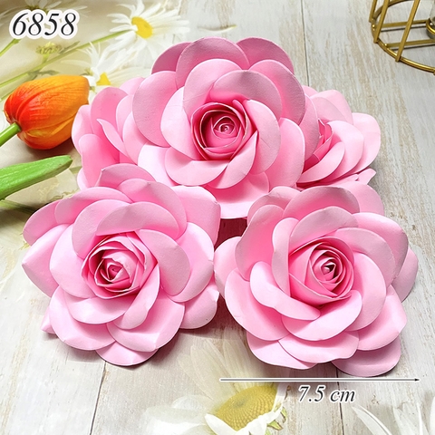 1 Bông hoa hồng giấy màu Hồng
