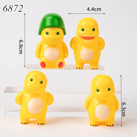 Bộ 4 rồng sữa vàng nhựa nhẹ TQ
