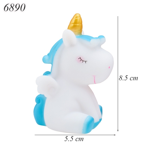 Tuong-Ngựa uni trắng bờm xanh TQ (có còi)