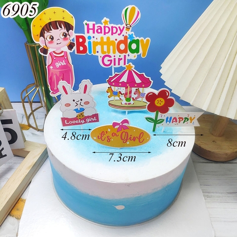 SCG-Set cắm bé gái thỏ trắng TP
