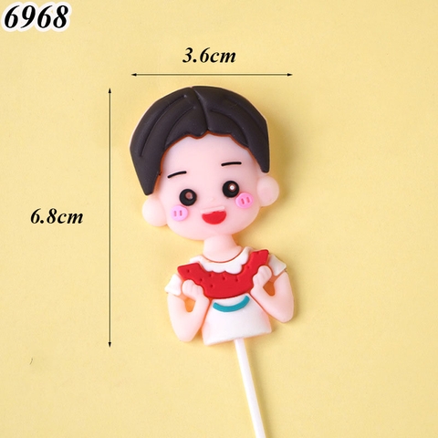 SLC-Silicon Bé Trai Cầm Dưa Hấu