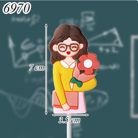 SLC-Silicon Cô Gái Cầm Bó Hoa