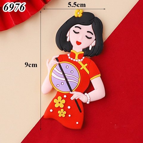 SLC-Silicon Quý Cô Váy Đỏ