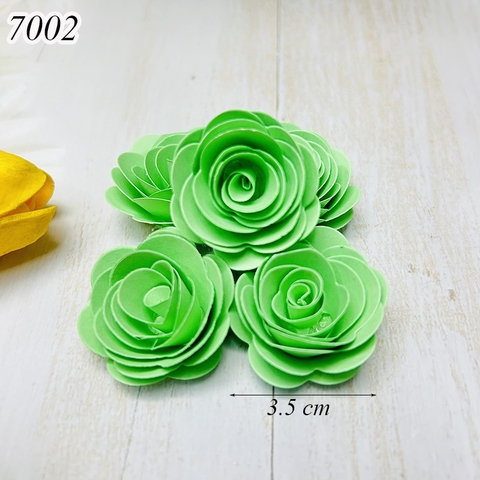 1 Bông Hoa Giấy 3.5cm Xanh Ngọc