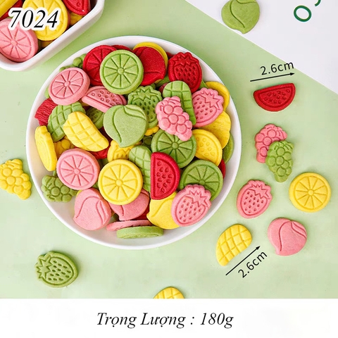 Bánh Quy Hoa Quả Mix Màu TT
