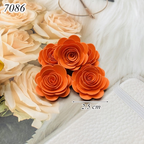 1 Bông Hoa Giấy 2.5cm Cam