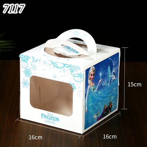 Hộp giấy Elsa+đế size 16*16*15