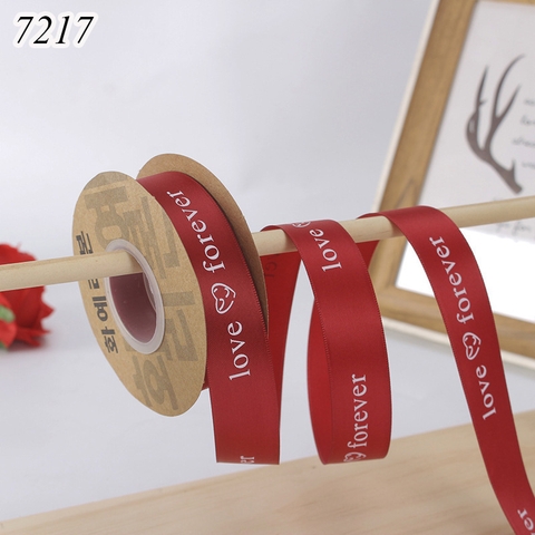 Cuộn 45m Ruybang Love Forever Đỏ Đô 2.5cm