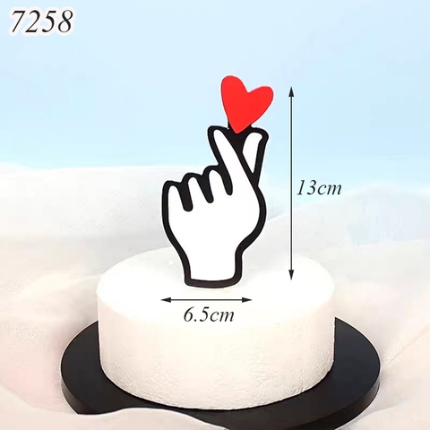 Chỉ Bán Shoppe Que Cắm Bắn Tim Đỏ 1