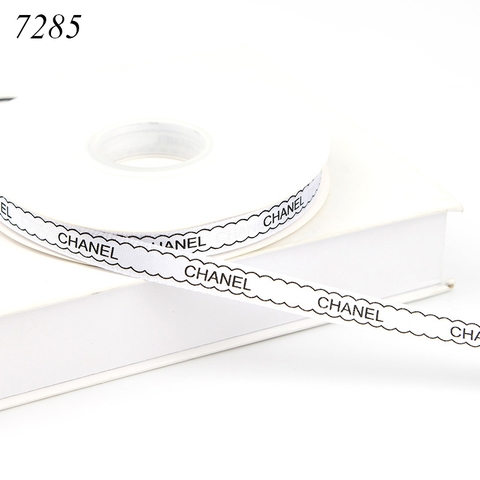 Lẻ 3m Ruybang chanel trắng 1cm
