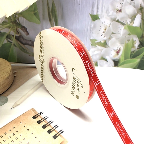 Cuộn 45m Ruybang Chanel Đỏ Tươi 1cm