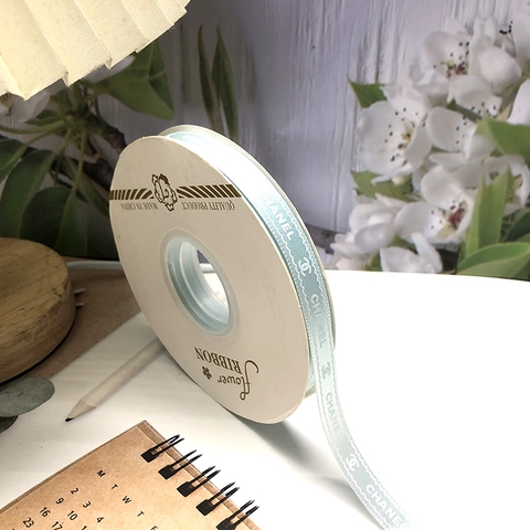 Cuộn 45m Ruybang Chanel Xanh Dương Nhạt 1cm