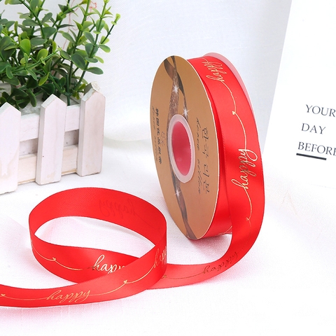 Cuộn 25m Ruybang Happy Đỏ Tươi 2.5cm
