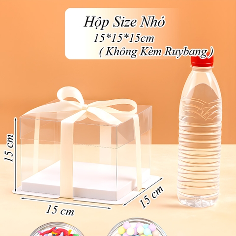 Hộp Meka Trong 3 Chi Tiết Có Nắp 15*15*15