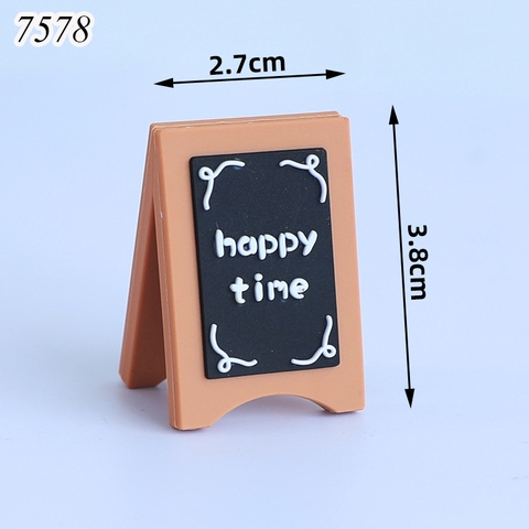 SLC- Silicon Bảng Chữ HAPPY TIME Nâu Đen
