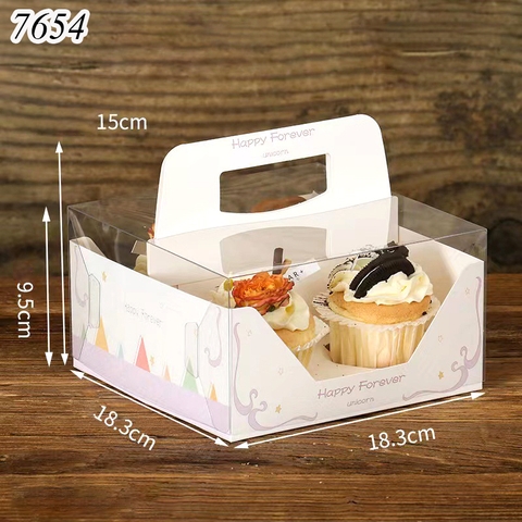 Hộp Cupcake 4 Lỗ