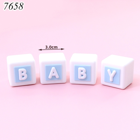 SLC- Silicon Chữ Baby Xanh Đặc Loại To