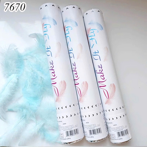 1 Chiếc Phụt Lông Vũ Màu Xanh Dương