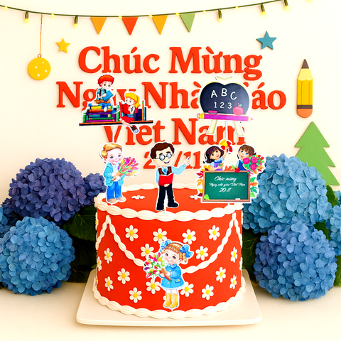 SCG - set cắm 20/11 mẫu 1.