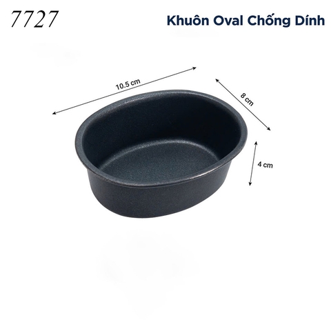 Khuôn oval nhôm phủ chống dính MK04