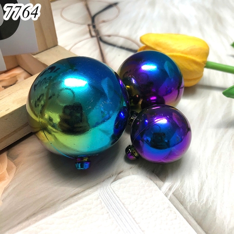 Bộ 3 bi nhựa Xanh Galaxy