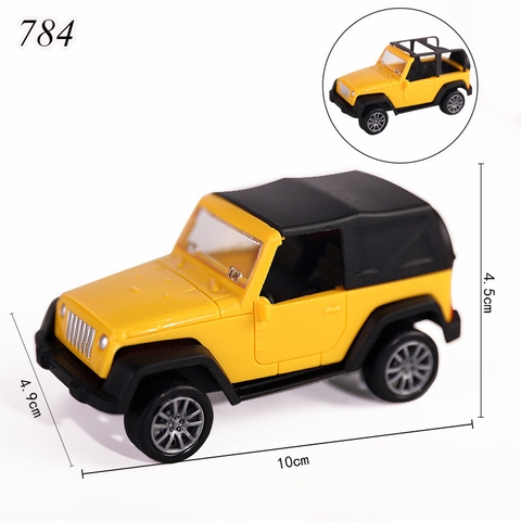 Xe - Jeep mui trần vàng