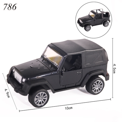 Xe - Jeep mui trần đen