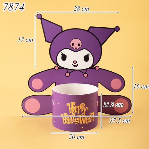 Set 5 Cuộn thành bánh Halloween kuromi TQ