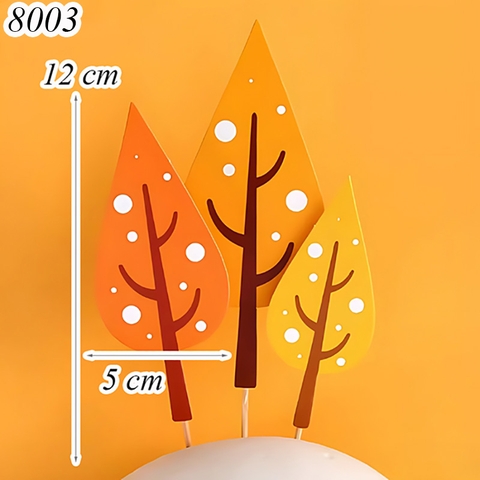 SCG-Tệp 10 Set cắm 3 cây cam lá nhọn TQ (que cắm rời)