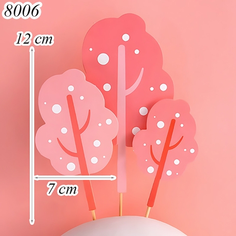 SCG-Tệp 10 Set cắm 3 cây hồng lá phong TQ (que cắm rời)