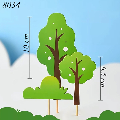 SCG-Tệp 10 Set cắm 3 cây cỏ xanh M1 TQ