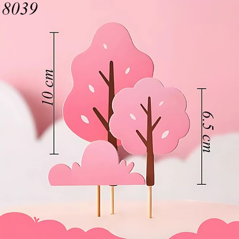 SCG-Tệp 10 Set cắm 3 cây cỏ Hồng M1 TQ
