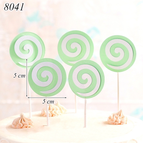 SCG-Set cắm kẹo mút xanh lá TQ