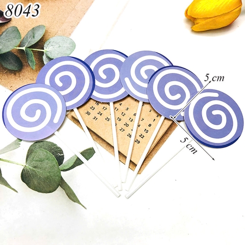 SCG-Set cắm kẹo mút tím TQ