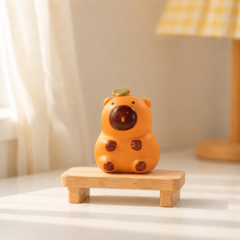 Tượng Capybara nhựa cứng MT