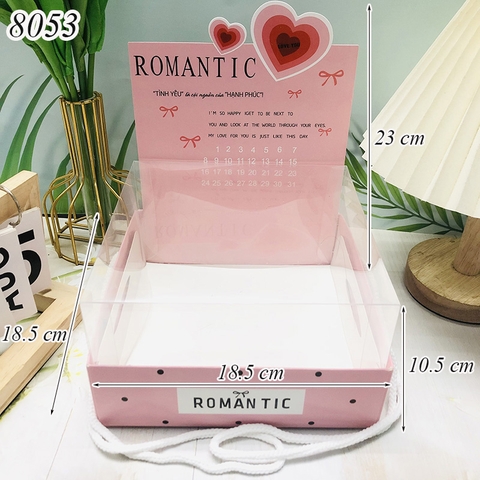 Hộp meka ROMANTIC Hồng 18*18*14