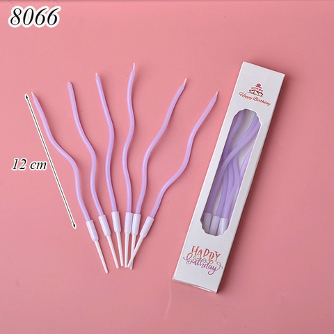 Nến xoắn tím