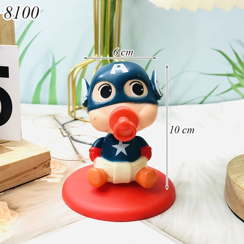 Tượng captain America lắc đầu tí hon