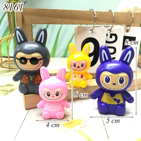 Bộ 4 Labubu các size mix màu TT