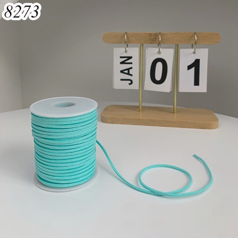 Dây da lộn xanh dương nhạt dài 45m TQ
